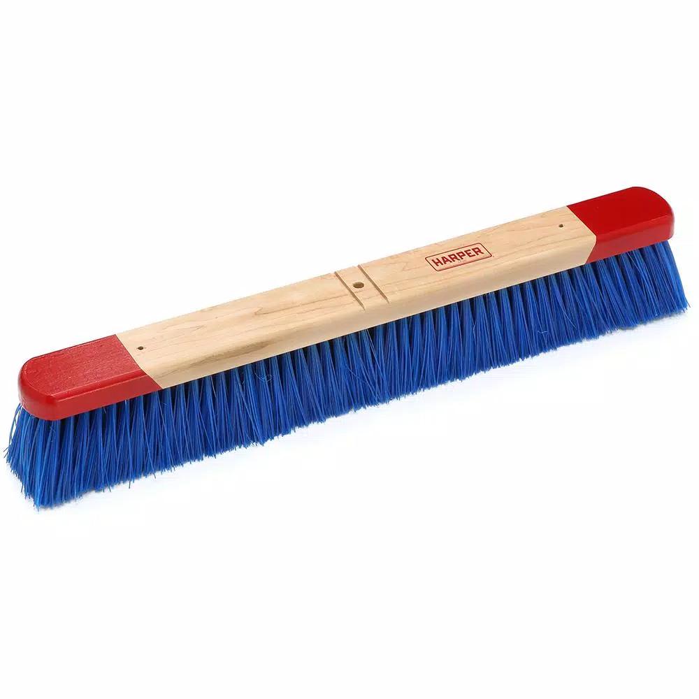 Harper 24 in. Outdoor Wet/Dry Push Broom with 60 in. Hardwood Handle