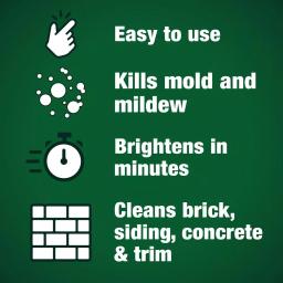 Mold Armor E-Z House Wash 1 Gal. Mold and Mildew Remover, Bleach-Based Outdoor Cleaner thumbnail 7
