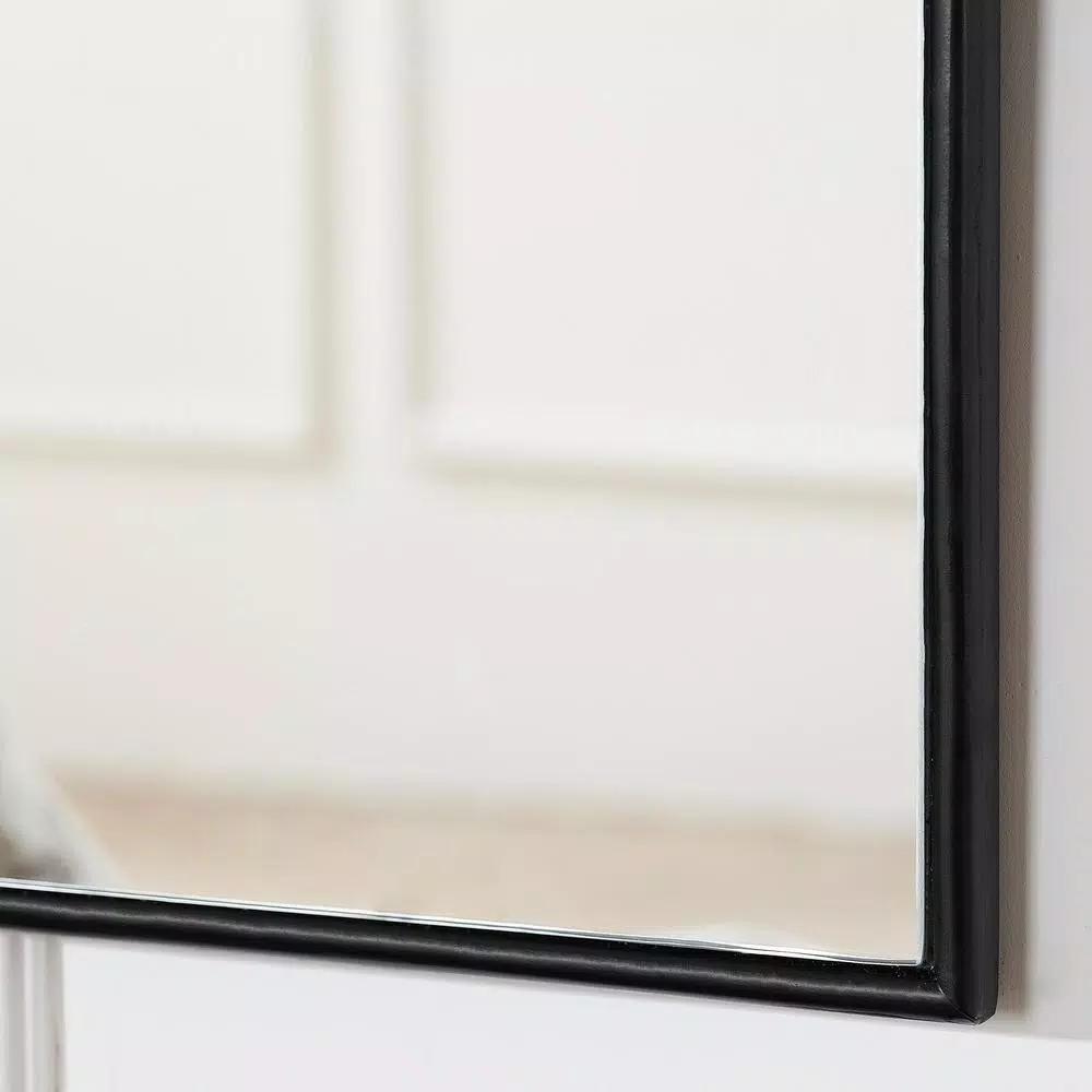 Home Decorators Collection Medium Arched Black Classic Accent Mirror