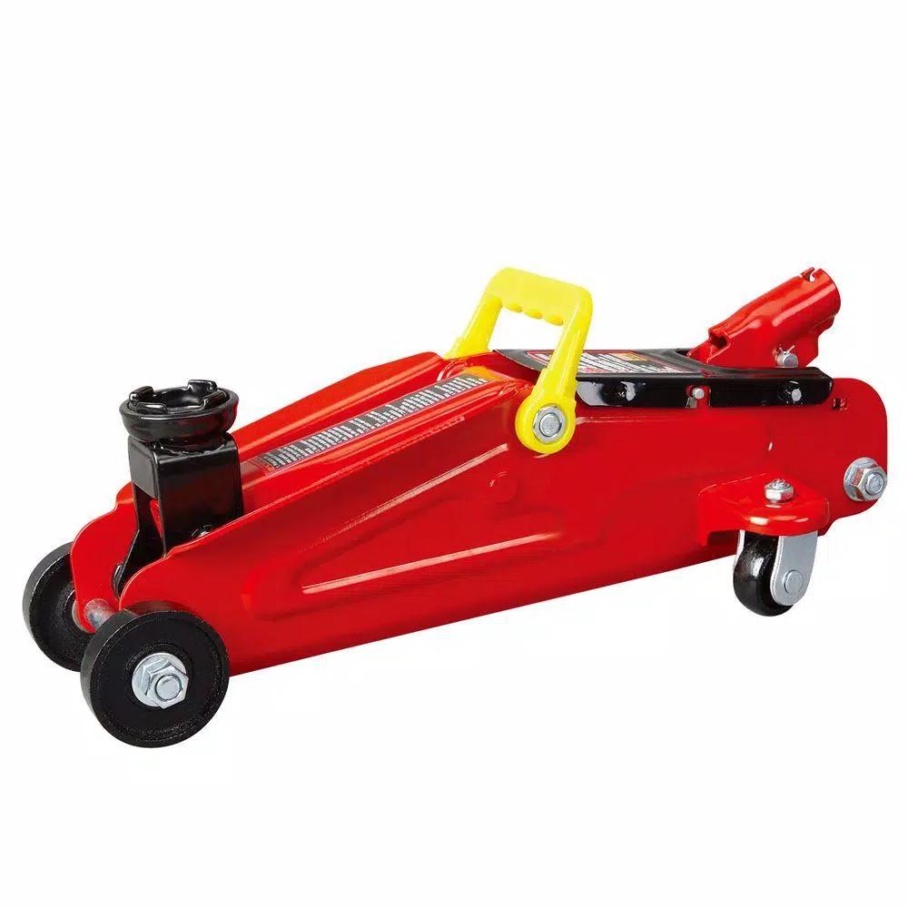 Big Red 2-Ton Trolley Floor Jack, Hydraulic Steel Lifting Jack