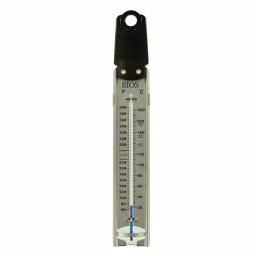 Unbranded Stainless Steel Candy Thermometer with Adjustable Pan Clip, 20°C to 200°C thumbnail 1