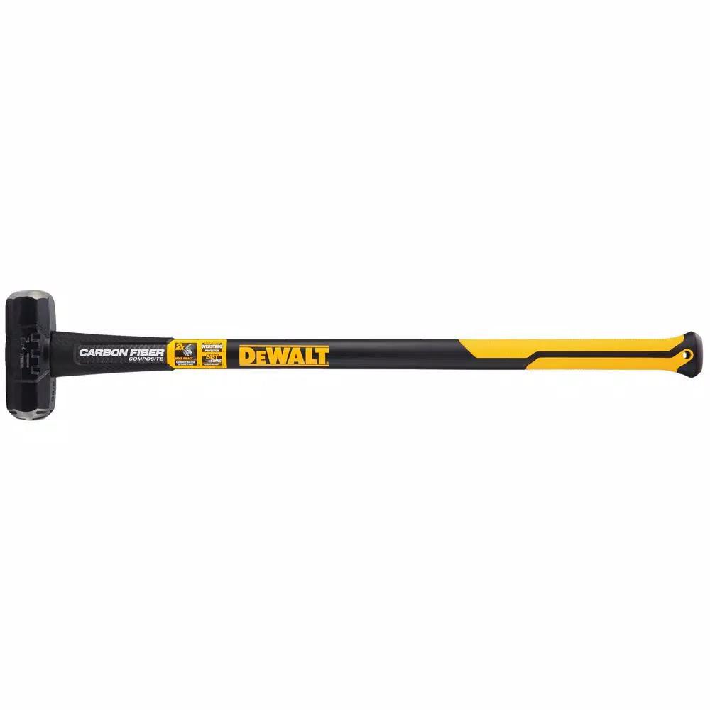DEWALT 8 lb. Exo-Core Sledge Hammer with 33 in. Fiberglass Handle