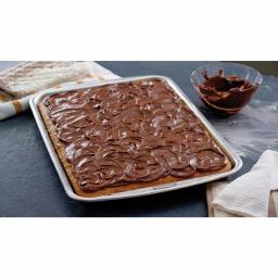 Doughmakers 13 in. x 18.5 in. Aluminum Sheet Cake Pan, Heavy Duty Rectangle Baking Sheet thumbnail 5