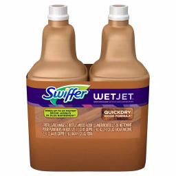 Swiffer WetJet Multi-Surface Floor Cleaner Solution Refill, 42.2 oz (2-Pack) thumbnail 1