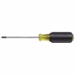 Klein Tools T25 Torx Screwdriver with 4 in. Round Shank and Cushion Grip Handle thumbnail 1