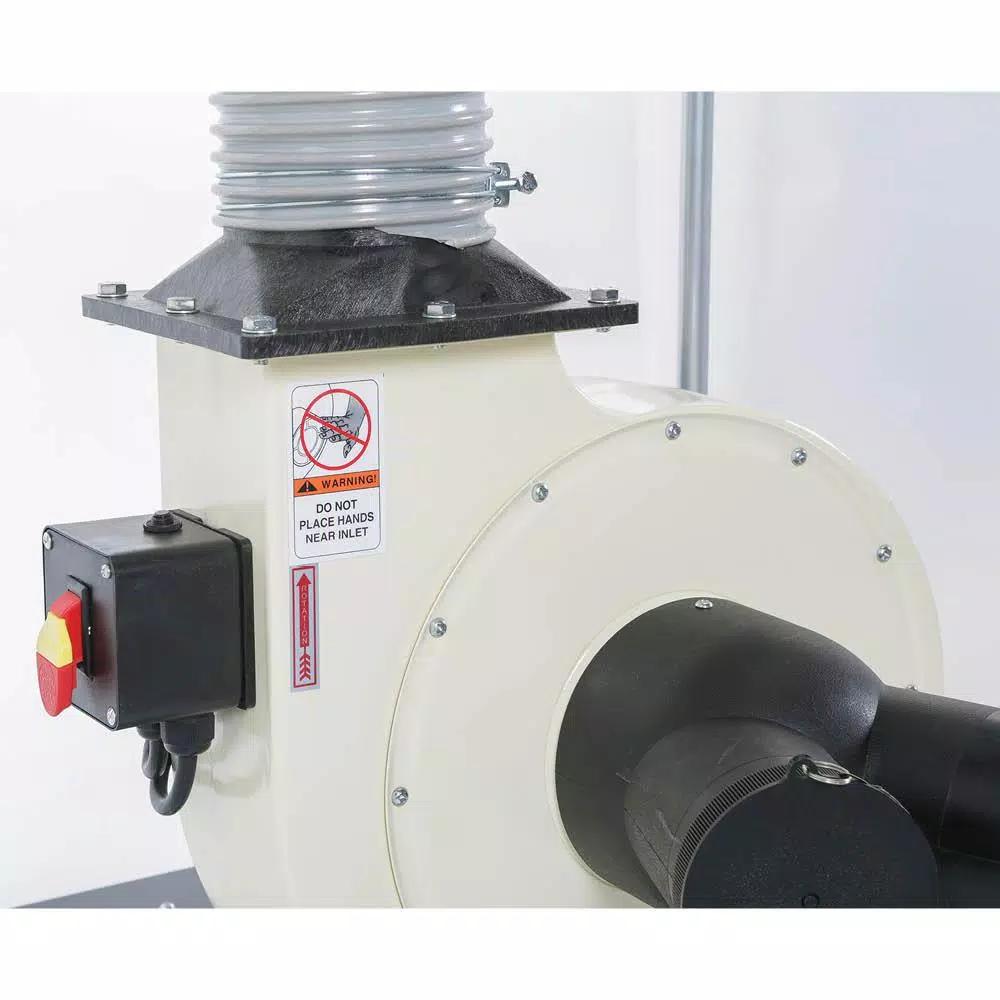 Shop Fox 2 HP Dust Collector with 12 in. Steel Impeller