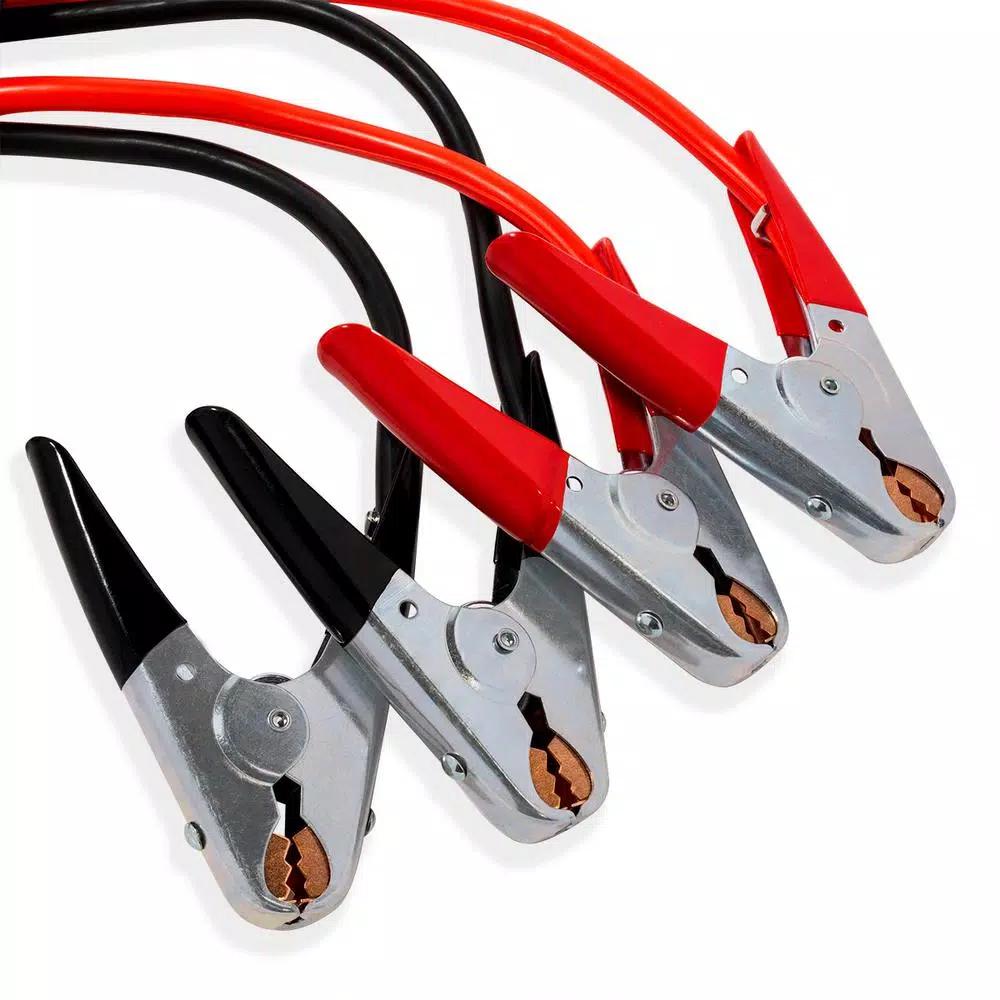 Stark 25 ft. 2-Gauge Heavy-Duty Battery Booster Jumper Cables, 600 Amp