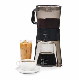 OXO Good Grips 4-Cup Cold Brew Drip Coffee Maker with Stainless Steel Filter, Gray thumbnail 4