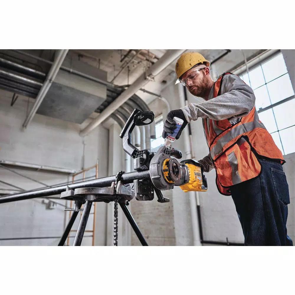 DEWALT RIDGID FLEXVOLT 60V MAX Cordless 1/2 in. - 2 in. Pipe Threader Kit with (2) 9.0 Ah Batteries