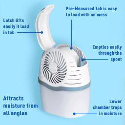 DampRid Fresh Scent Drop-In Tab Moisture Absorber Starter Kit, 15.8 oz. thumbnail 4
