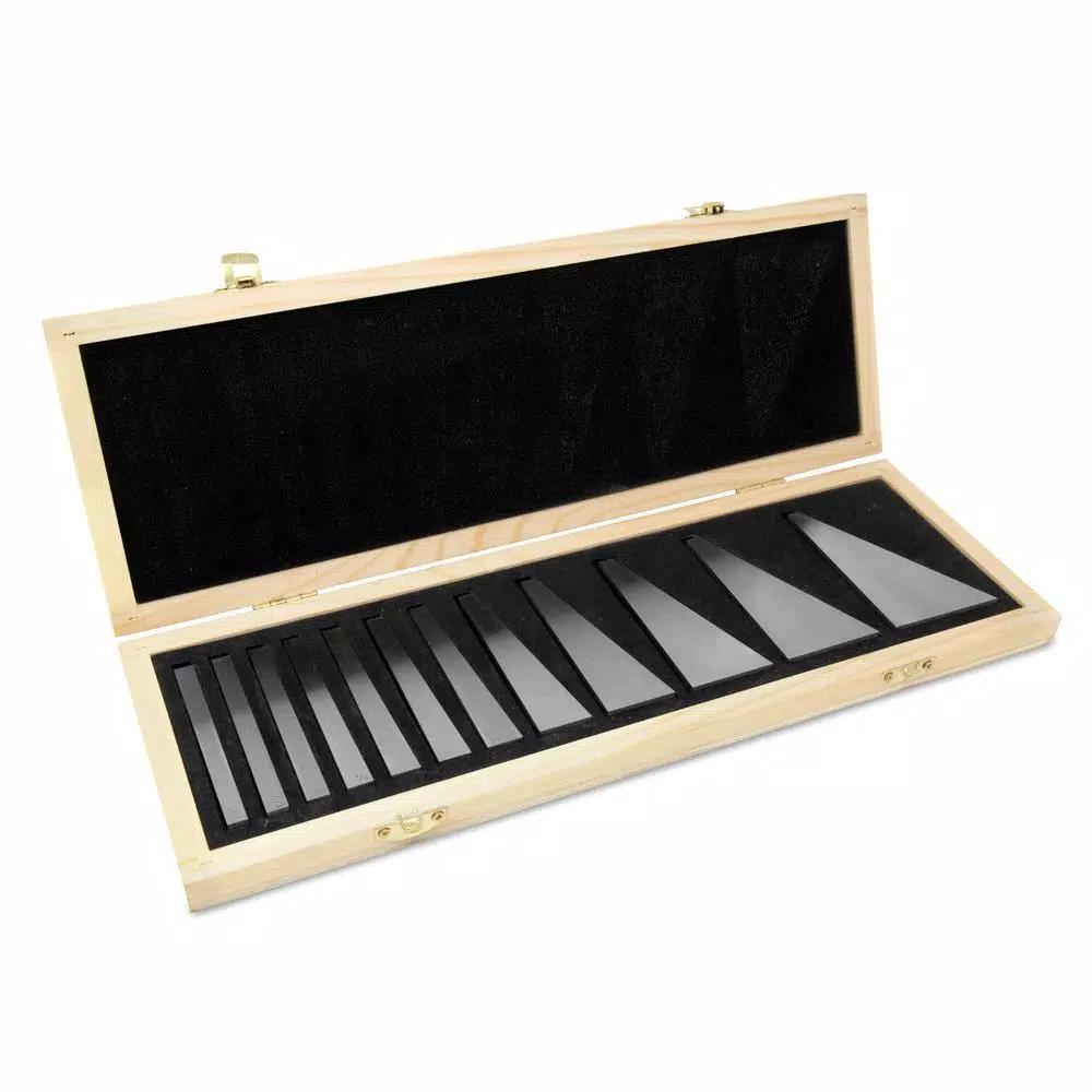 WEN 12-Piece Steel Angle Gauge Block Set with Hard-Shell Carrying Case