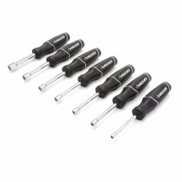Husky 7-Piece Metric Nut Driver Set with Ergonomic Cushion Grip thumbnail 1