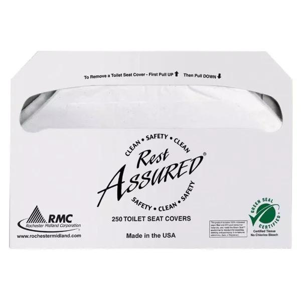RMC White Disposable Toilet Seat Covers, 5000 Count Bulk Carton