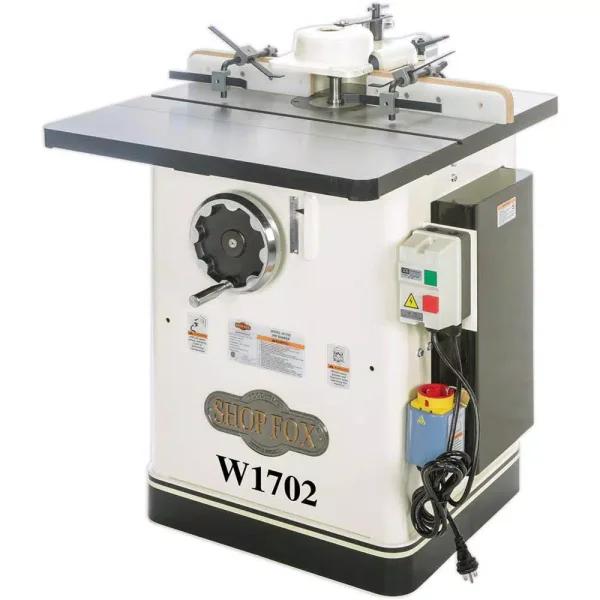 Shop Fox 3 HP Industrial Shaper with 3 Spindle Sizes and Reversible Speeds