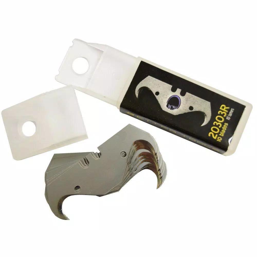 Better Tools Gorilla Blade 2-Notch Extra Large German Hook Blades, Heavy Duty Carbon Steel, 100-Count Box