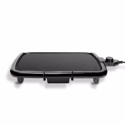Boyel Living 1200W Electric Nonstick Griddle, Large 16x10 Inch Square Countertop Grill with Warming Function, Black thumbnail 3