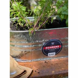 Behrens 1 Gal. Hot Dipped Galvanized Steel Oval Tub with Wire Handles thumbnail 3
