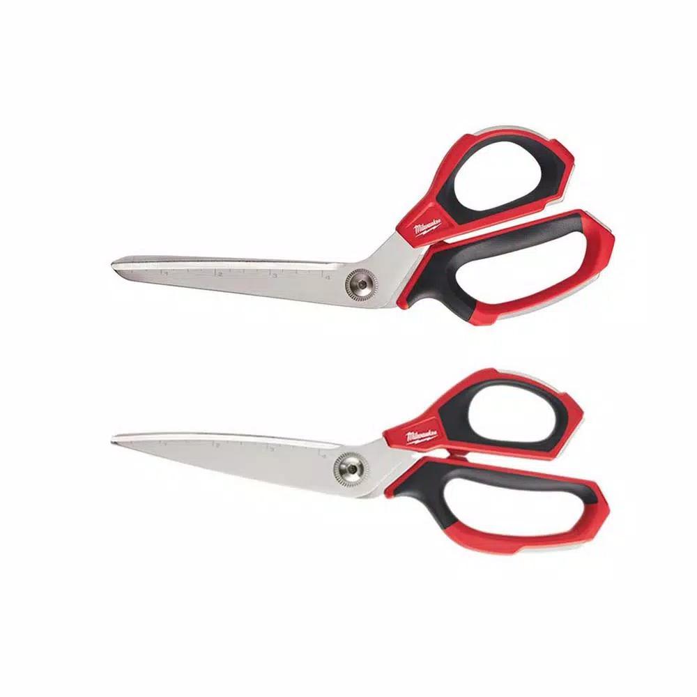 Milwaukee Jobsite Straight and Offset Scissors 2-Piece Set
