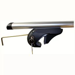 MaxxHaul 52 in. Aluminum Roof Top Cross Bar Set - 150 lbs. Capacity - Pair for Raised Side Rails thumbnail 2