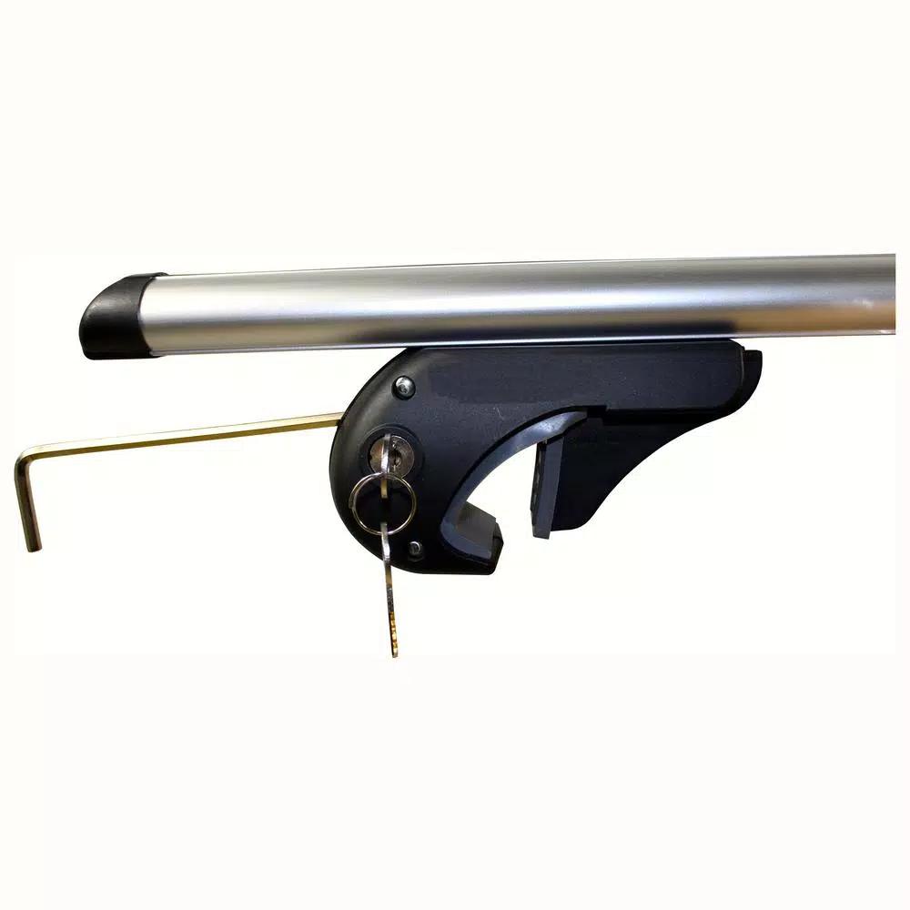 MaxxHaul 52 in. Aluminum Roof Top Cross Bar Set - 150 lbs. Capacity - Pair for Raised Side Rails