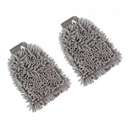 Zwipes Auto 3-in-1 Pro Wash Mitt (2-Pack) - Versatile Microfiber Car Washing Mitt thumbnail 1