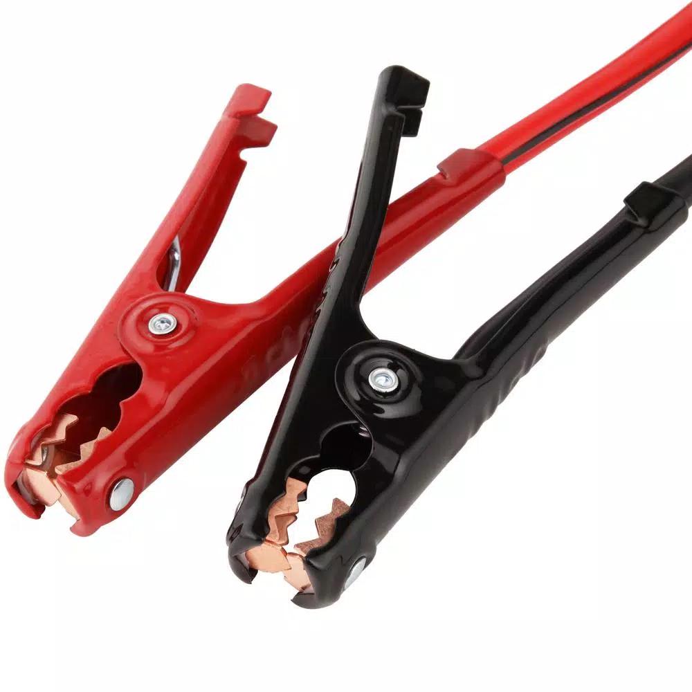 Husky 20 ft. 4-Gauge Battery Booster Cables, 250 A, Copper Clad Aluminum