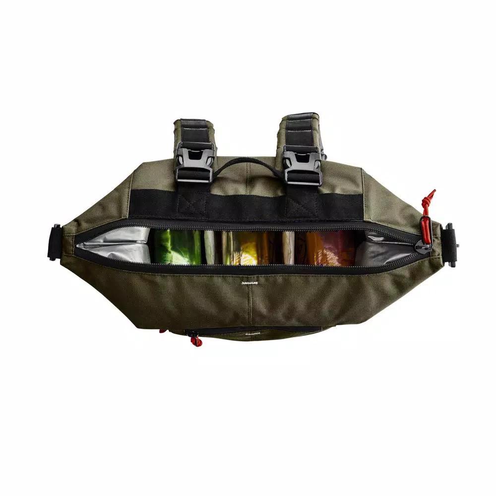 Coleman 4.5QT Convertible Can-Dispensing Backpack Cooler with Reusable Ice Packs, Olive
