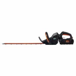Scotts 24 in. 62V Cordless Brushless Hedge Trimmer Kit with 2.5 Ah Battery and Fast Charger thumbnail 4