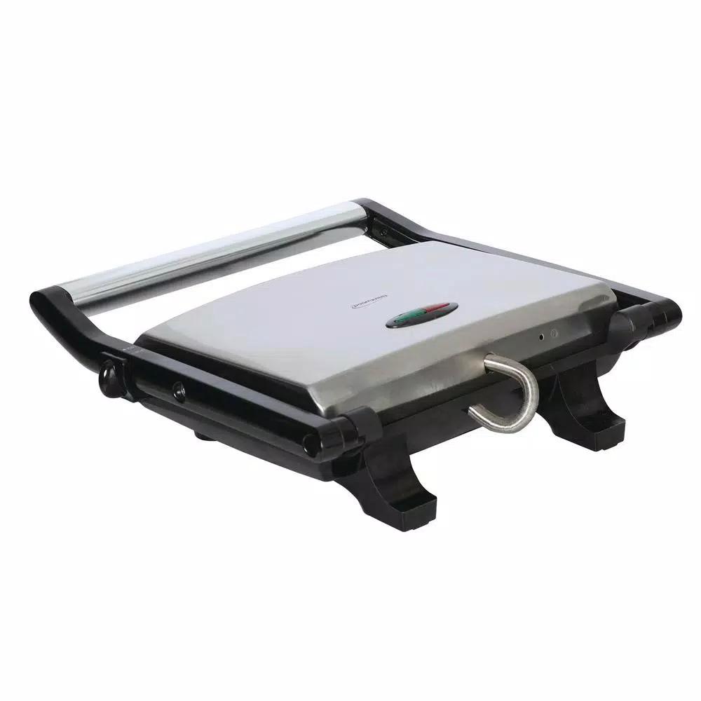 Brentwood Appliances TS-651 1000W Metallic Panini Press and Sandwich Maker