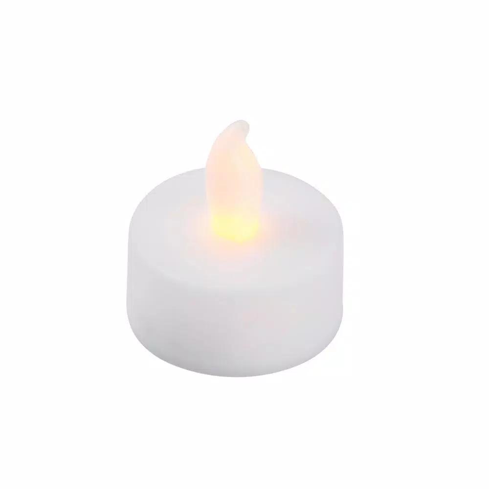 Lavish Home 24-Piece LED Tea Light Candle Set, Battery Operated Flickering Flameless Tealights