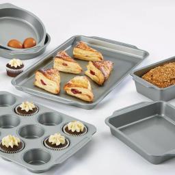 Farberware 8-Piece Nonstick Bakeware Set, Gray Steel thumbnail 8