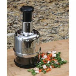ExcelSteel Jumbo Chrome Vegetable Chopper with Stainless Steel Blades thumbnail 2