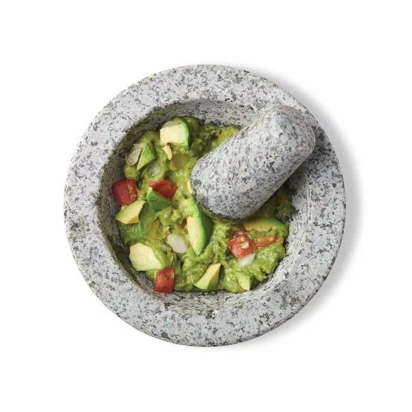 Fox Run 8 in. Granite Mortar and Pestle Set with Tejolote