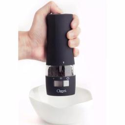 Ozeri Savore Soft Touch Electric Pepper Mill and Grinder, Adjustable Ceramic Mechanism, Black thumbnail 9
