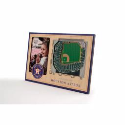 YouTheFan MLB Houston Astros StadiumView 3D Picture Frame - Minute Maid Park Replica - 4x6 Photo Frame thumbnail 1