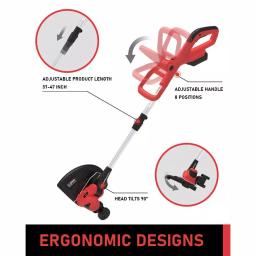 PowerSmart 20V Cordless Lithium-Ion Handheld String Trimmer with 1.5 Ah Battery and Charger thumbnail 4