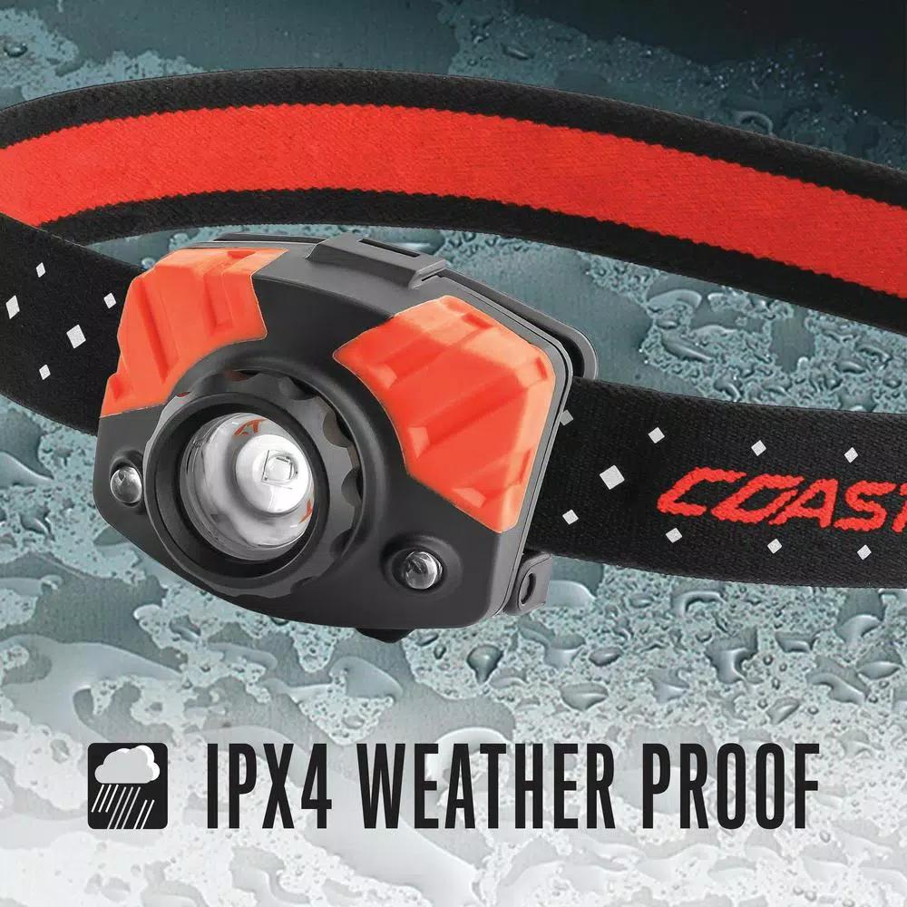 Coast FL65 400 Lumen Dual Color LED Headlamp with Red Light Mode