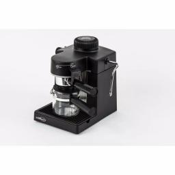 PREMIUM Espresso Machine and Cappuccino Maker with Milk Frother, 4-Cup Tempered Glass Carafe, Black thumbnail 3