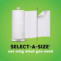 Bounty Select-A-Size White Paper Towels, 6 Double Rolls thumbnail 9