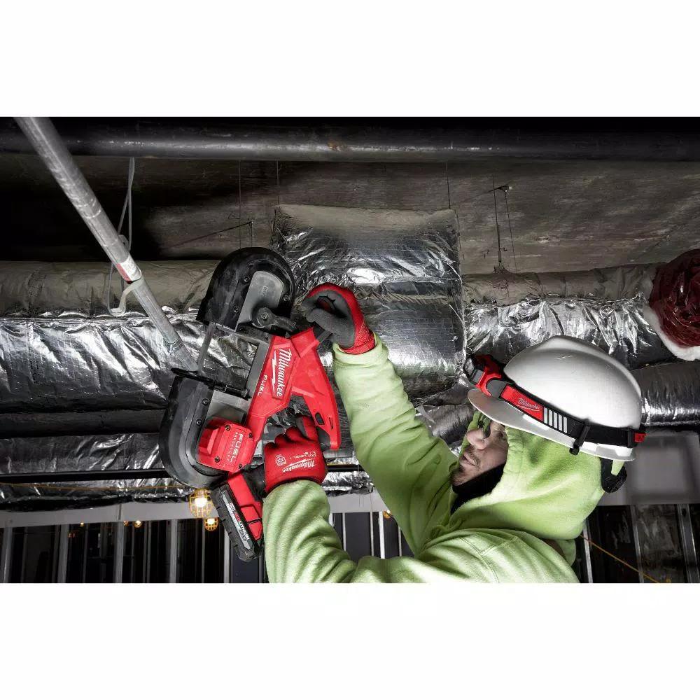 Milwaukee M18 FUEL 18V Brushless Cordless Compact Band Saw Kit with Two 3.0 Ah Batteries