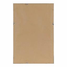 DesignOvation Kate and Laurel Beatrice Walnut Brown Magnetic Dry Erase Memo Board thumbnail 4