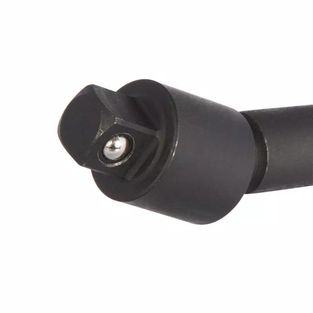 STEELMAN PRO 12 in. Pinless Swivel Impact Extension Bar, 1/2 in. Drive to 3/8 in. Drive