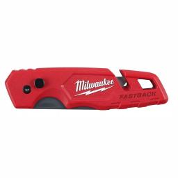 Milwaukee FASTBACK Folding Utility Knife Set with Blade Storage and 50-Pack General Purpose Blades thumbnail 10