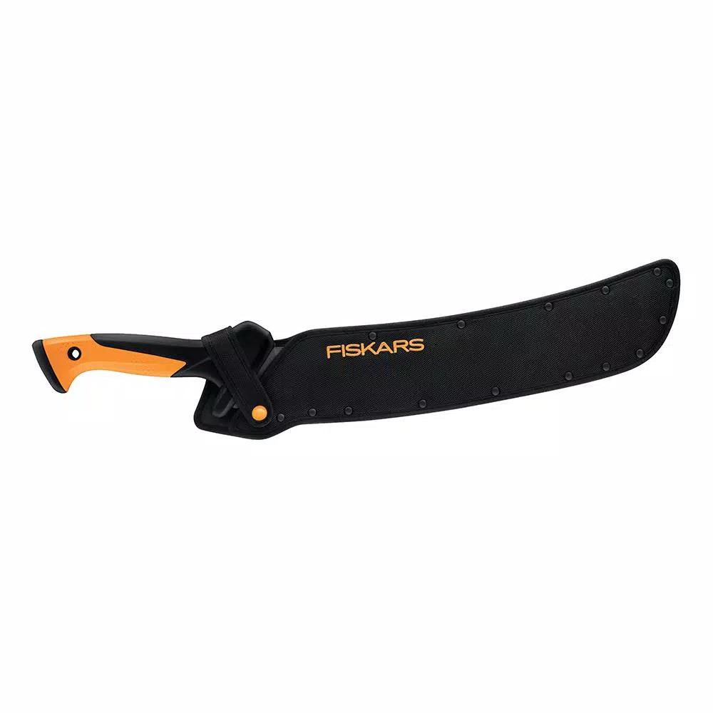 Fiskars 24 in. Machete with 15 in. Hardened Steel Blade and Nylon Sheath