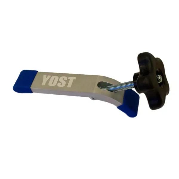 Yost Deluxe Hold-Down Clamps for T-Track with Non-Marring Rubber Tips