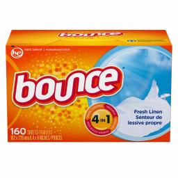 Bounce Fabric Softener Dryer Sheets, Fresh Linen Scent, 160-Count thumbnail 4