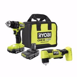 RYOBI ONE+ HP 18V Brushless Compact 2-Tool Kit: 1/4 in. Impact Driver & 3/8 in. Impact Wrench thumbnail 1