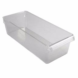 Kitchen Details 2 Pack Large Refrigerator Storage Bins, Clear BPA-Free Plastic Organizers thumbnail 1