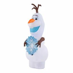 Disney Frozen Olaf 4 ft. Inflatable Holiday Decoration with Snowflake Scarf thumbnail 4