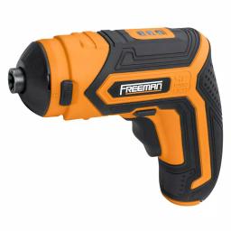 Freeman 3.6V Cordless 5-in-1 Mini Electric Screwdriver Kit with USB Charger and 26-Piece Bit Set thumbnail 1